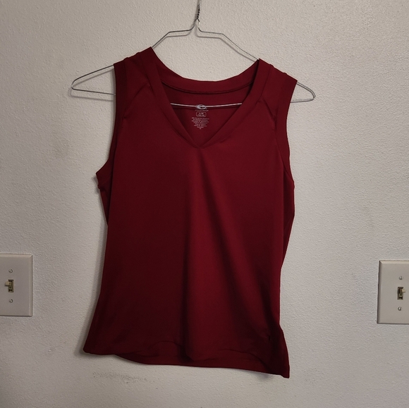 Burgundy athletic works‎ tank top size large - Picture 8 of 9